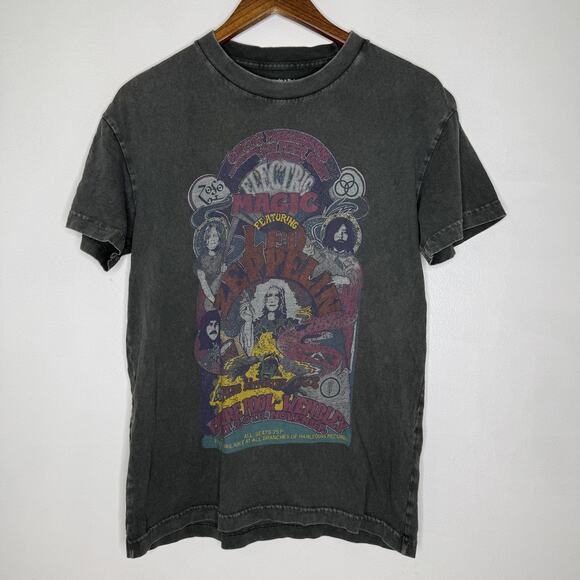 Led Zeppelin Electric Magic Shirt Mens Small Black Graphic Band Tee Abercrombie - Picture 1 of 9